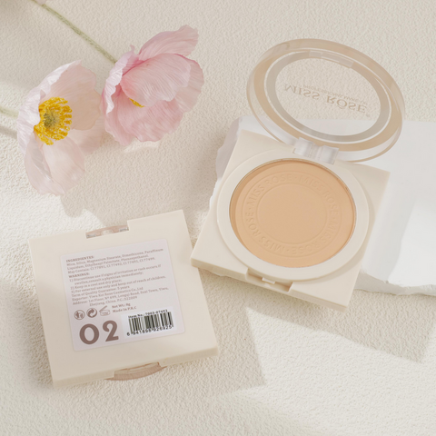 Miss Rose Flawless & Matte Compact Powder