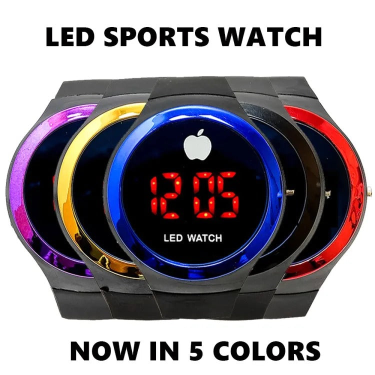 5 Color APPLE LED Watch The Organic Company